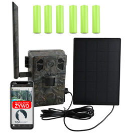 Kamera Leśna Fotopułapka Solarna H6 TOPHUNT 2.7K 4G LTE SOLAR PODGLĄD + 6x AKU