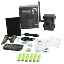 Kamera Leśna Fotopułapka Solarna H6 TOPHUNT 2.7K 4G LTE SOLAR PODGLĄD + 6x AKU